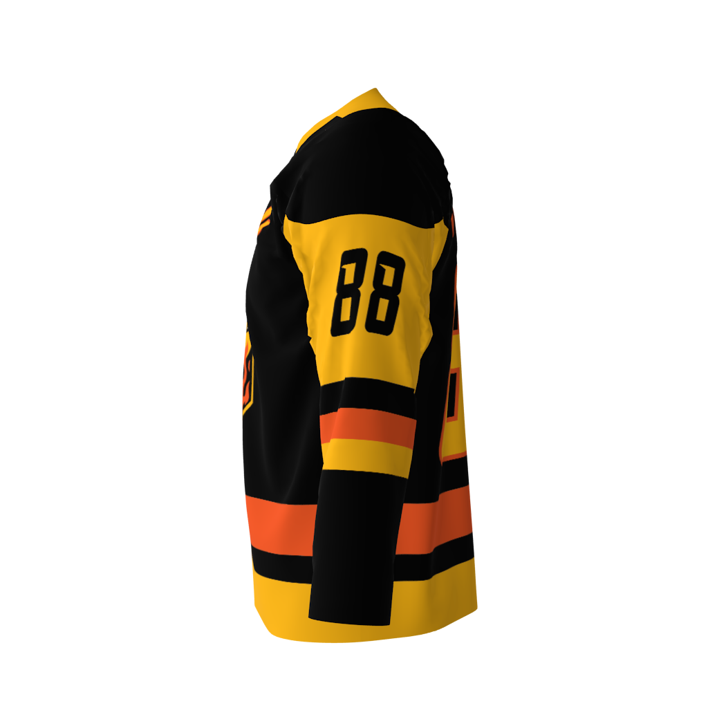 Fenrir's Wrath Black Hockey Jersey - Image 2