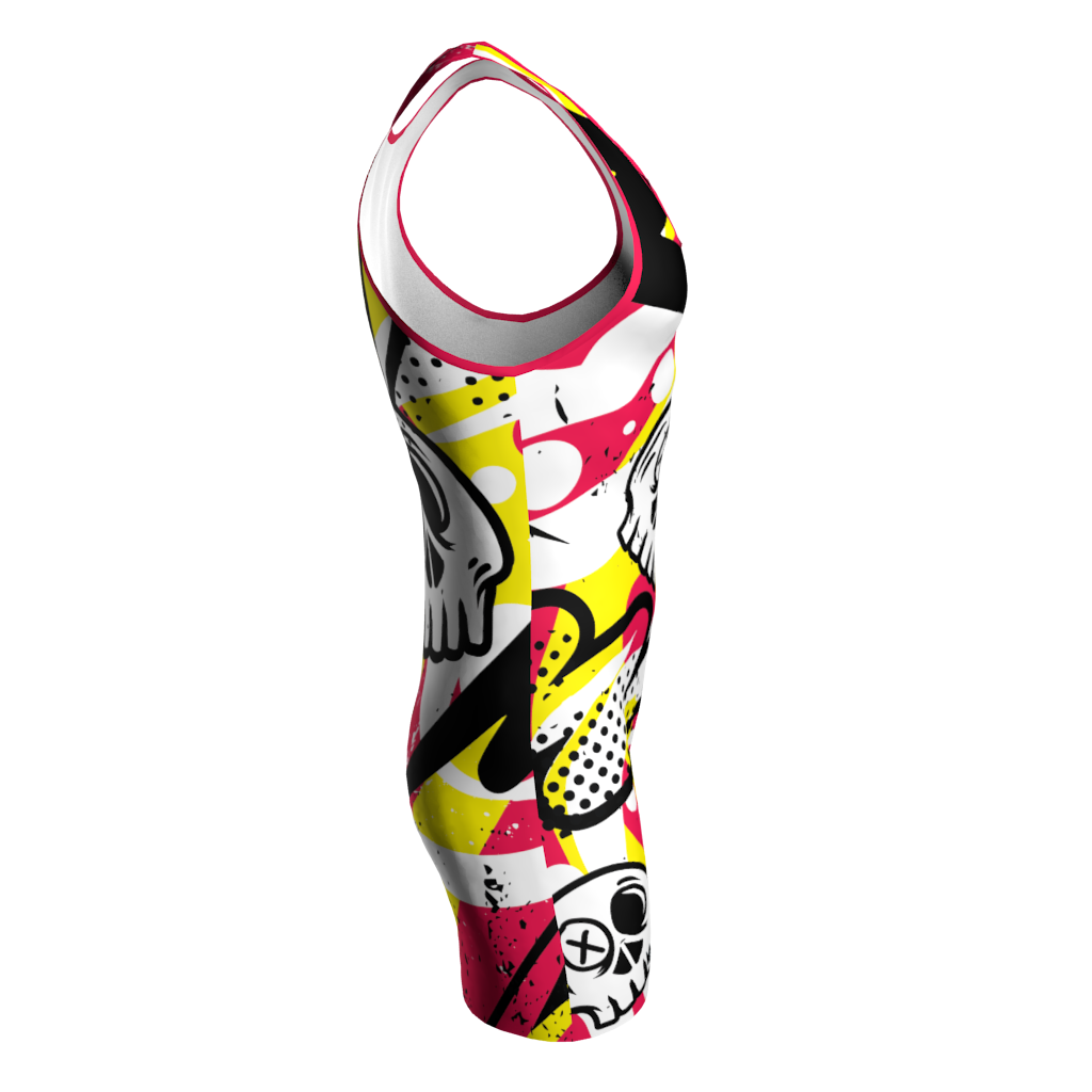 Graffiti Wrestling Singlet - Image 4