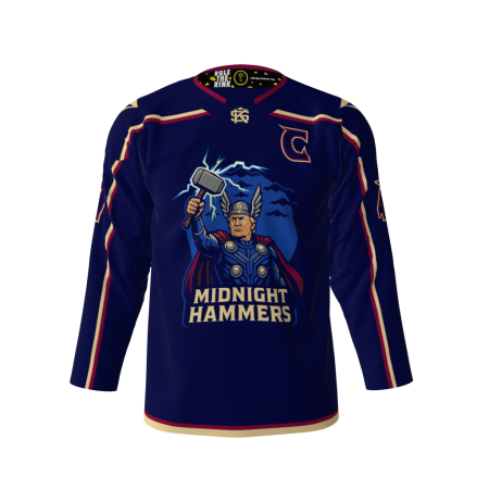 Midnight Hammers Hockey Jersey
