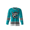 Sharks With Frickin' Laser Beams Attached To Their Heads Teal Hockey Jersey