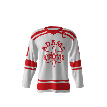 Adams Atoms White Hockey Jersey