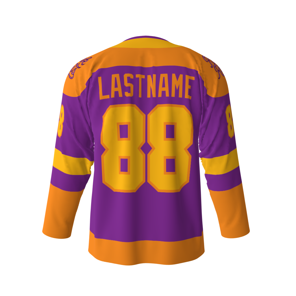 Rink Rats Purple Hockey Jersey - Image 3