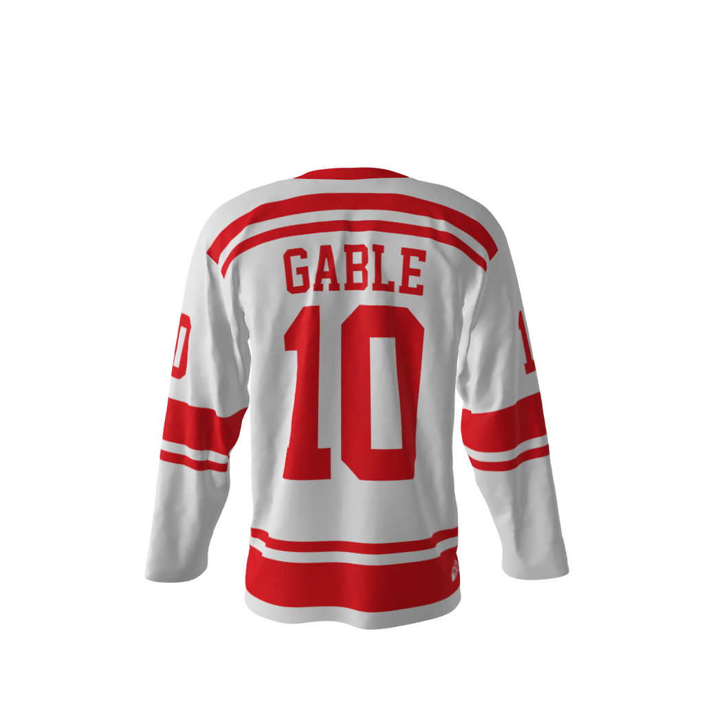 Adams Atoms White Hockey Jersey - Image 3