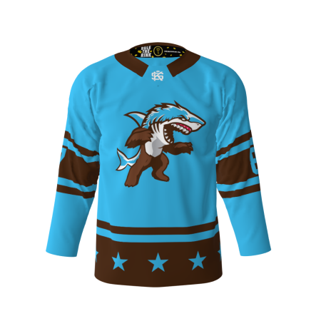 Bearsharks Blue Hockey Jersey