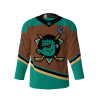 Franken Ducks Brown Hockey Jersey