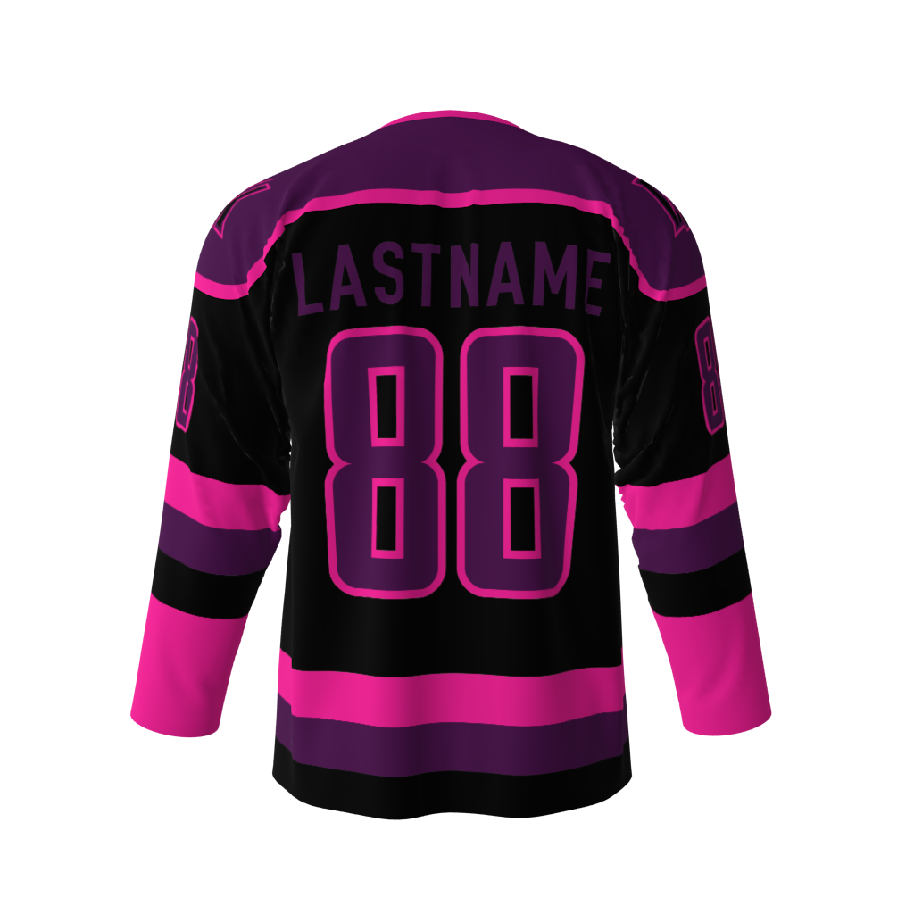 Danger Kittens Black Hockey Jersey - Image 3