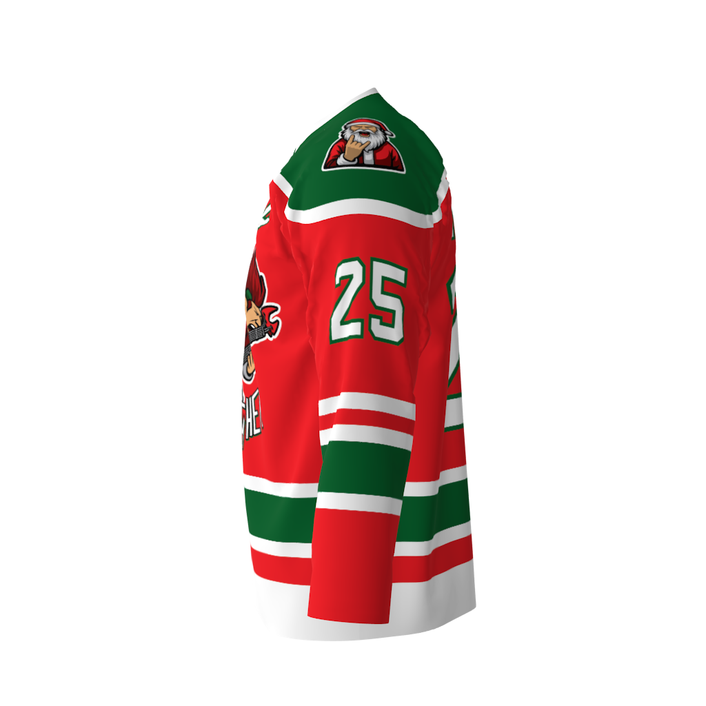 Sleigher Red Hockey Jersey - Image 2
