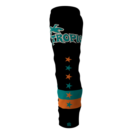 Alternative view of Tropics Black Inline Hockey Pants