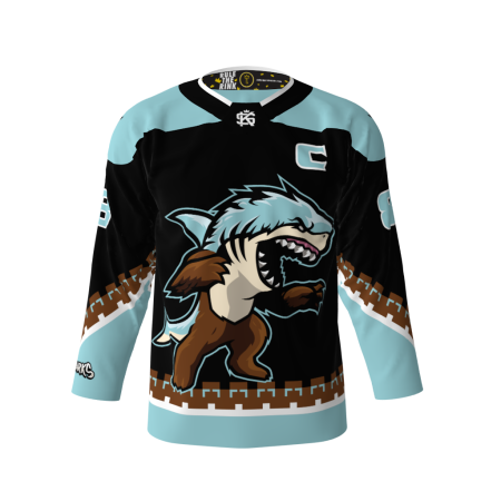 Bearsharks Black Hockey Jersey