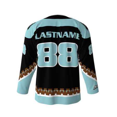 Alternative view of Bearsharks Black Hockey Jersey